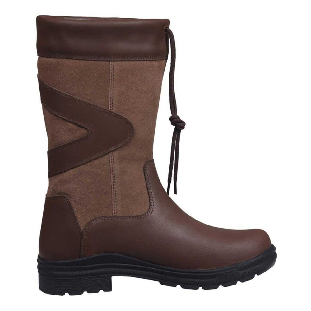 Requisite Womens/Ladies Suede Country Boots / Brown